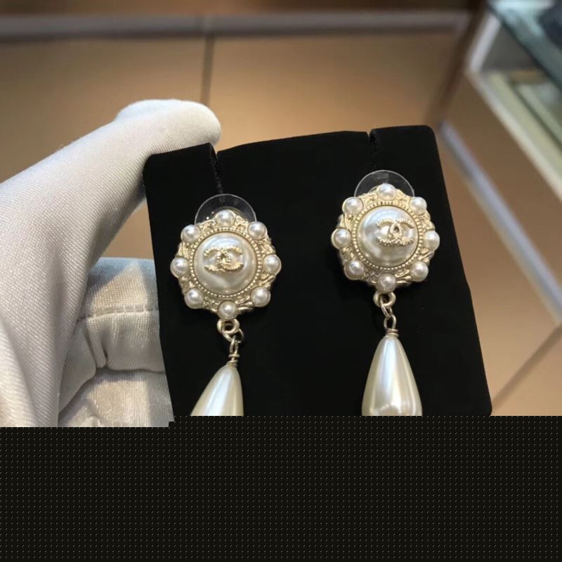 Ch*el earrings